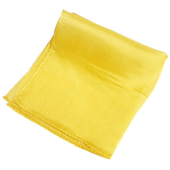 Lenço amarelo 22 X 22 cm