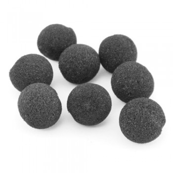 Bolas de esponja mini super soft pretas (8 un)