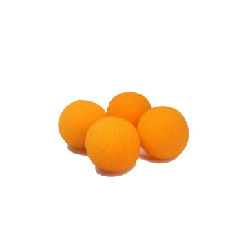 Bolas de esponja super soft 2" laranja (4 un)