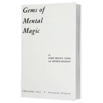 Gems of Mental Magic by Arthur Buckley and The Conjuring Arts Research Center - eBook DOWNLOAD