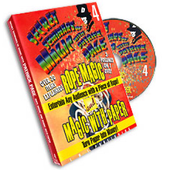 Secret Seminars of Magic with  Patrick Page : Rope Magic / Magic with Paper Volume 4 video DOWNLOAD